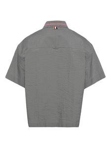 Thom Browne RWB-stripe striped shirt - Grijs