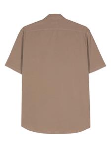 Peserico cotton-blend shortsleeved shirt - Bruin