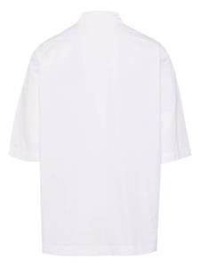 Casey Casey short-sleeve cotton shirt - Wit