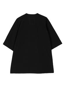 Uma Wang V-neck cotton shirt - Zwart