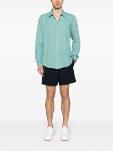 Malo button-up linen shirt - Groen