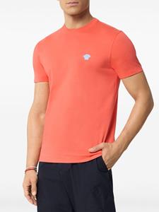 Versace Katoenen T-shirt met Medusapatch - Oranje