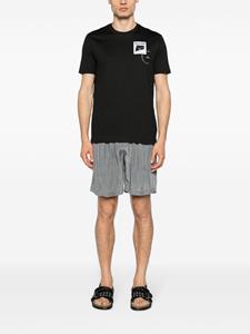 Paul & Shark logo-patch cotton T-shirt - Zwart