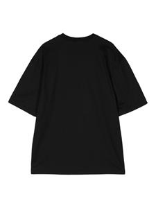 Anrealage Photochromic-embroidered cotton T-shirt - Zwart