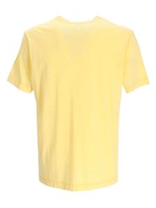 BOSS T-shirt met logoprint - Geel