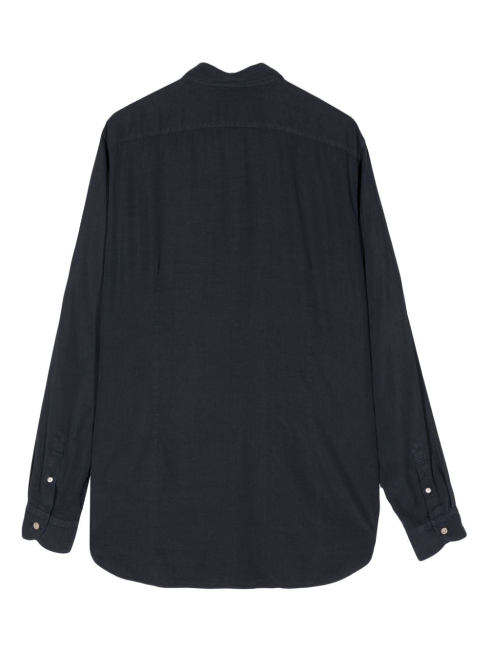 Boglioli spread-collar long-sleeve shirt - Blauw