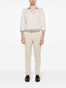 Barba long-sleeve linen shirt - Beige