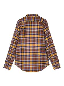 PS Paul Smith checked cotton shirt - Blauw