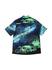Ksubi Palm Resort short-sleeve shirt - Blauw