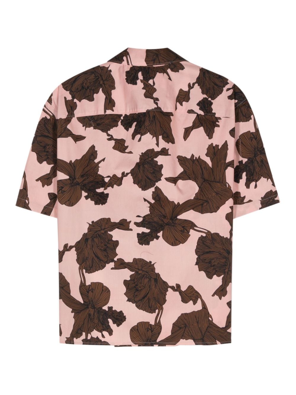 Neil Barrett floral-print bowling shirt - Roze