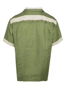 S.S.DALEY graphic-print linen shirt - Groen