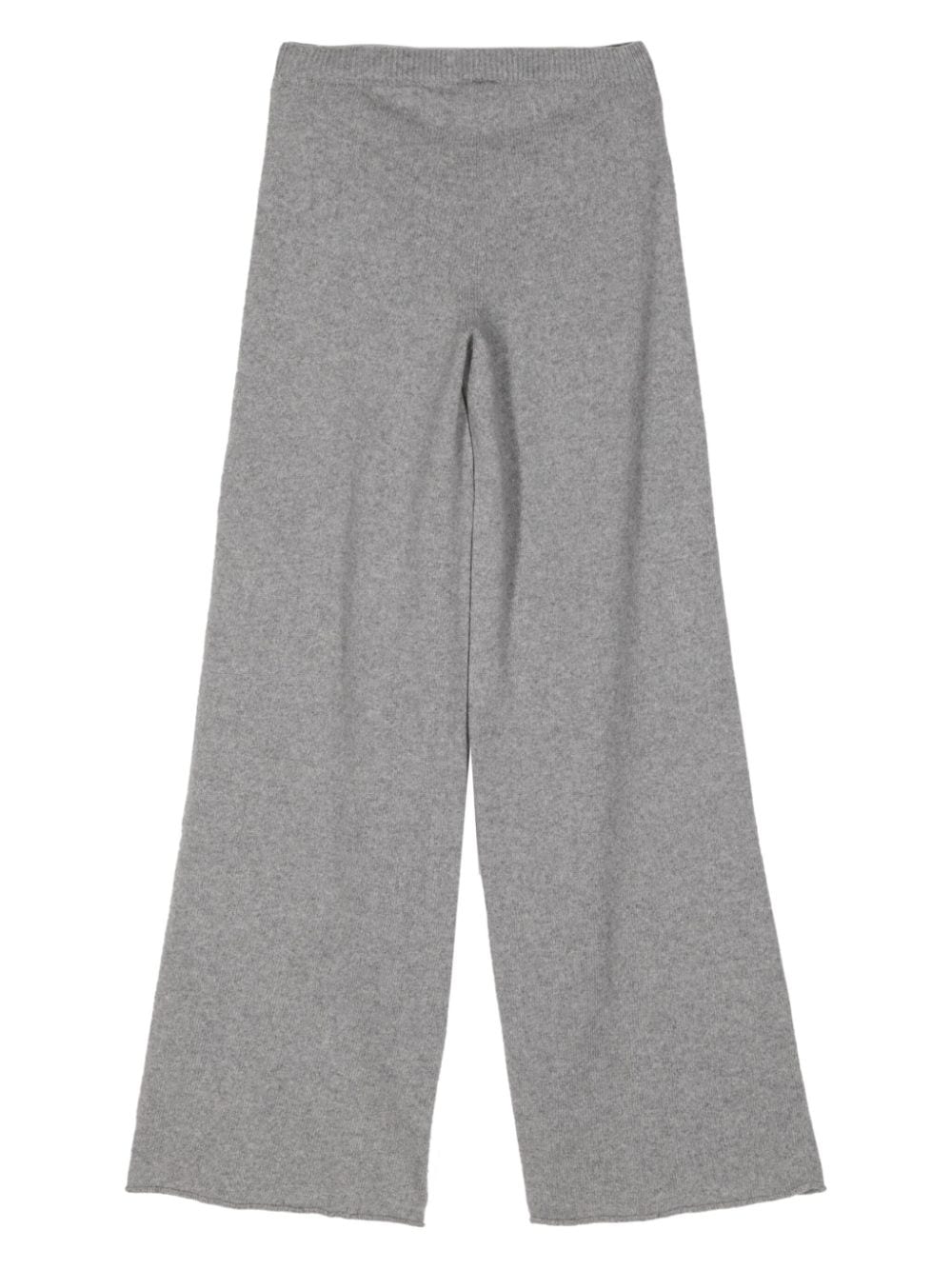 Baserange wide-leg cashmere trousers - Grijs