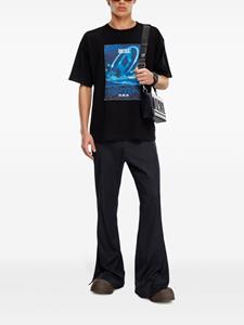 Diesel T-Boxt-Q16 T-shirt met print - Zwart