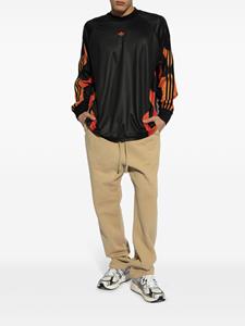 Adidas Flames long-sleeve T-shirt - Zwart