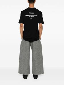 Jil Sander logo-print cotton T-shirt - Zwart
