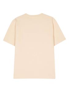 Maison Kitsuné flash fox-motif cotton T-shirt - Beige