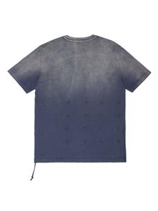 Ksubi logo-print cotton t-shirt - Blauw