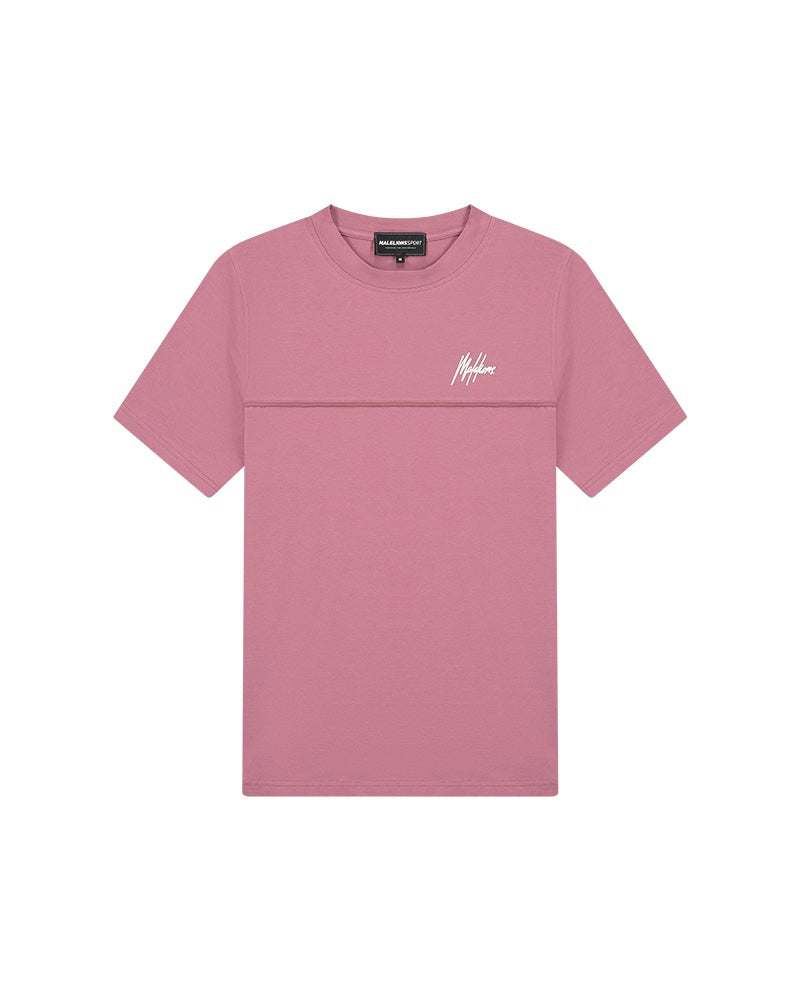 Malelions Sport Counter T-Shirt | Dark Mauve