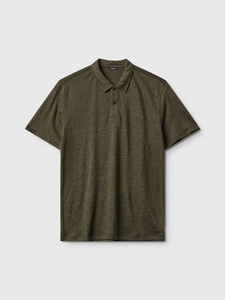 Gabba Duke linen polo 10806 forest night