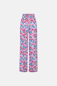 Fabienne Chapot Clt-285-trs-ss24 palapa trousers azure blue/hot pink