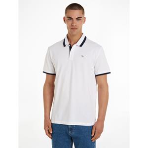 TOMMY JEANS Rechte polo mmet korte mouwen en biesje