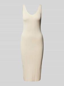 Selected Femme Gebreide jurk met afgeronde V-hals, model 'TRIXIE'