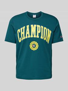 Champion T-shirt met labelprint, model 'Bookstore'