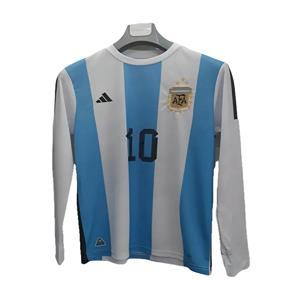 Santra Sports Wear Messi Argentina National Team Messi Adult Long Sleeve Jersey