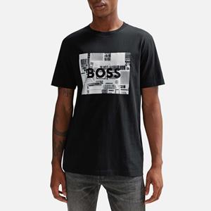 Boss Orange Heavy Boss Logo-Print Jersey T-Shirt - L