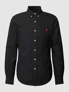 Polo Ralph Lauren Slim fit vrijetijdsoverhemd met labelstitching