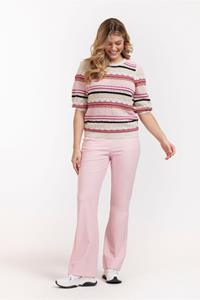 Studio Anneloes Silvan bonded trousers - Pale pink - 11083