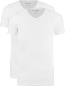 Garage 2-Pack Basic T-shirt Bio V-Neck Wit