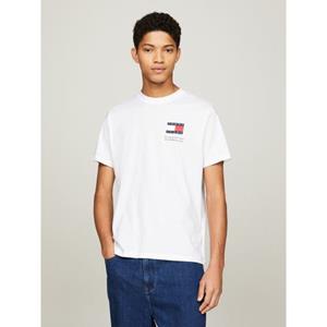 TOMMY JEANS T-shirt TJM SLIM 2PACK S/S FLAG DNA TEE met grote logoprint op borsthoogte (set, 2 stuks)