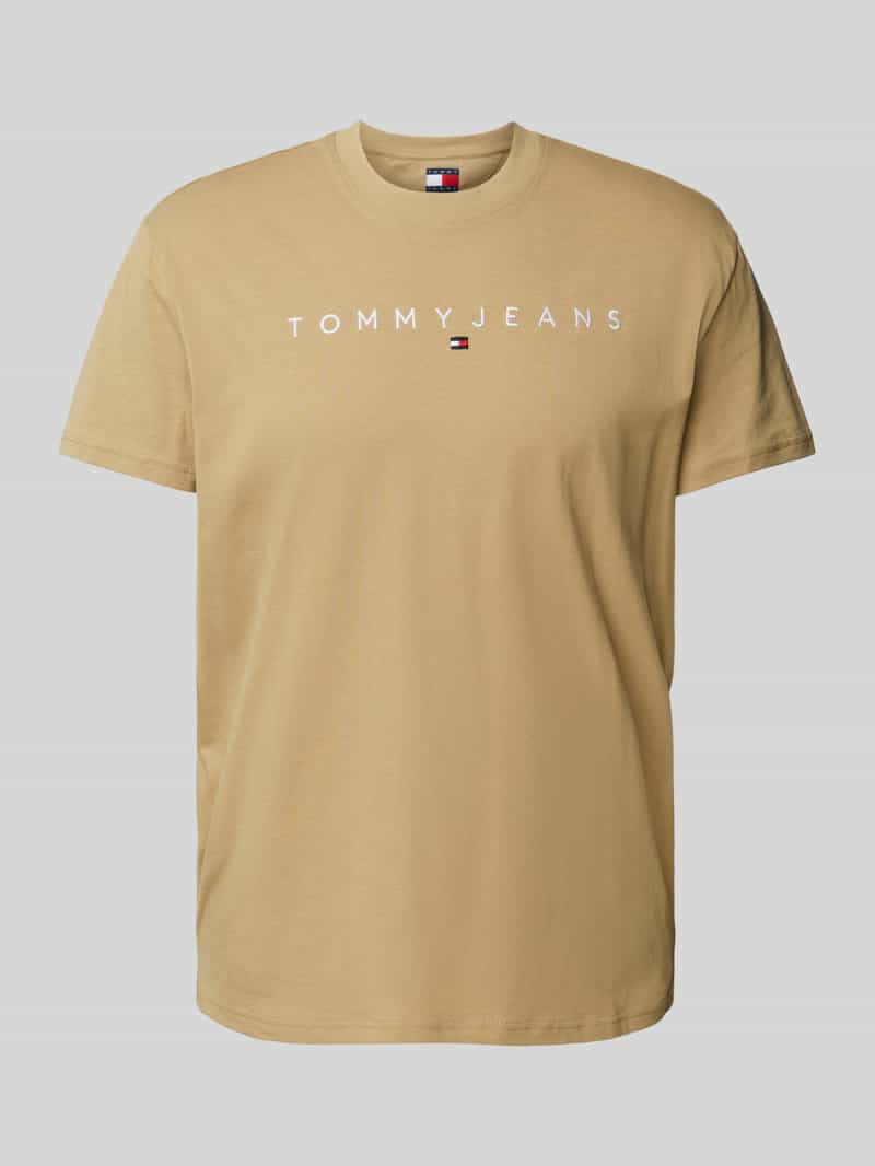 Tommy Jeans T-shirt met labelprint