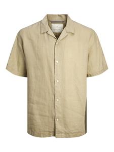 J%ampJ Premium Male Overhemden Jprcclawrence Linen Resort Shirt S/s 12251846