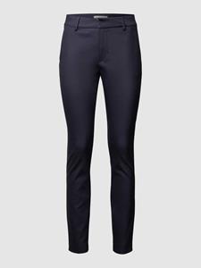 MOS MOSH Stretchbroek met labelapplicatie, model 'ABBY NIGHT PANT'