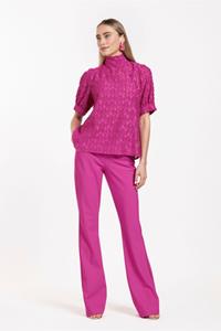 Studio Anneloes Flair LONG bonded trousers - new fuchsia - 11138