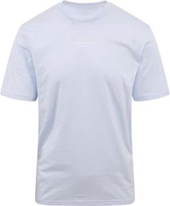 Marc O'Polo T-Shirt Logo Lichtblauw