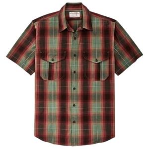 Filson  Washed S/S Feather Cloth Shirt - Overhemd, bruin