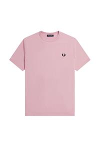 Fred Perry - Ringer T-Shirt - Roze T-Shirt Heren