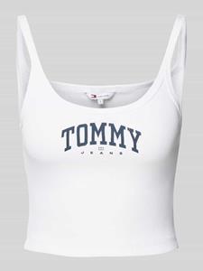 Tommy Jeans Korte top met logostitching