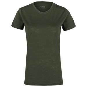 Stoic  Women's Merino150 HeladagenSt. T-Shirt slim - Merinoshirt, olijfgroen