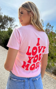 The Musthaves Love More T-Shirt Limited Pink