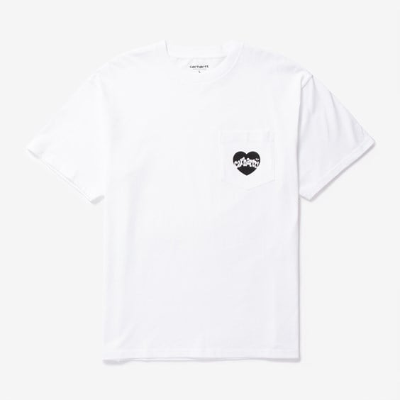 Carhartt WIP Amour Pocket T-Shirt, White