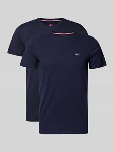 Tommy Jeans T-shirt met labelstitching