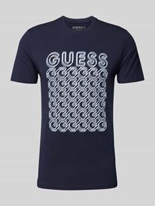 Guess T-shirt met labelprint, model 'CHAIN'