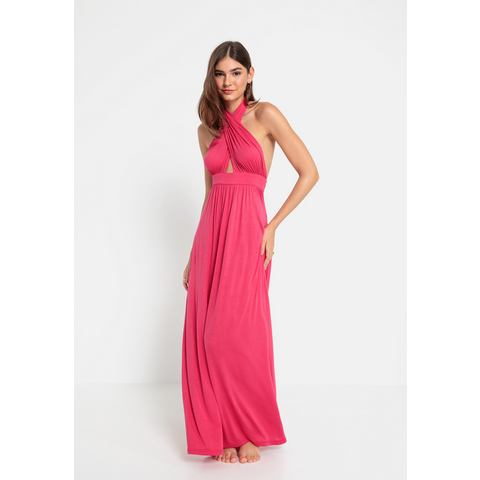 LSCN by LASCANA Jurk in haltermodel in maxi lengte