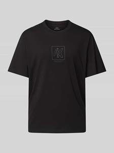 Armani Exchange T-shirt met labeldetail