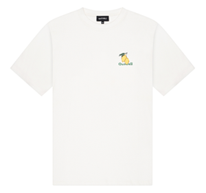 Quotrell | limone t-shirt off white/green