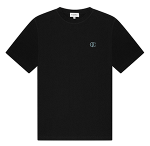 Quotrell | padua t-shirt black/ocean blue